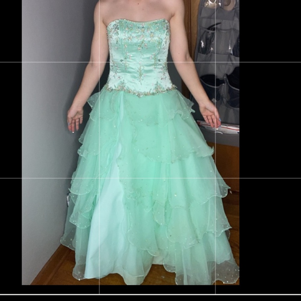 Teal Prom Dress